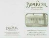 Beauvoir Program -- Front and Back